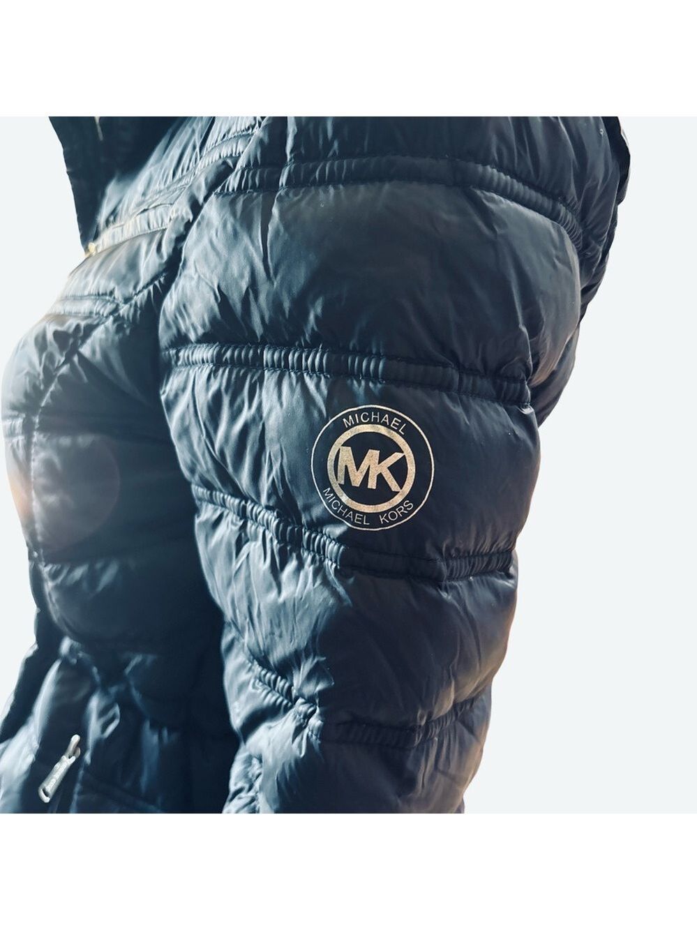 Michael Kors Navy Quilted Puffer Jacket XS - Picture 5 of 11